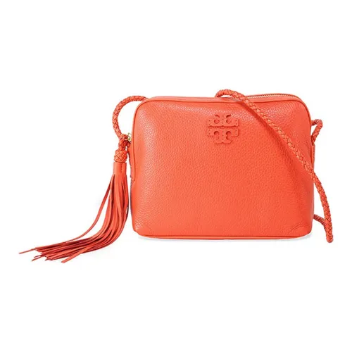 Tory Burch Кожа Сумка через плечо Средняя Женская Оранжево-красная