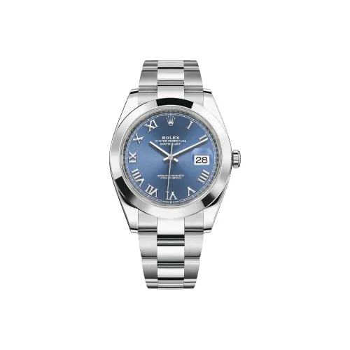 Rolex Автоматический Механический Механизм Мужские Часы Log Series 41 мм Синий