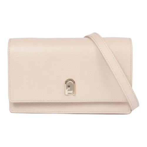Furla Splendida Soft Roman Calfskin Shoulder Bag Mini Women's Light Pink