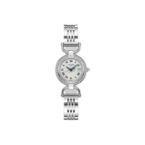 LONGINES Rider Collection Кварцевый механизм Женские часы Серебристый циферблат Корпус из нержавеющей стали