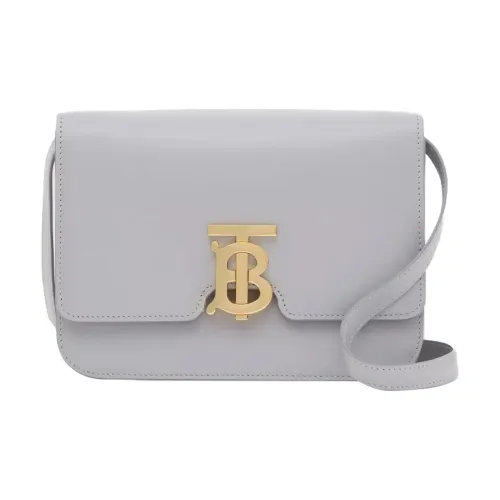 Burberry Кожа Сумка через плечо Сумка на плечо Женская Светло-синяя