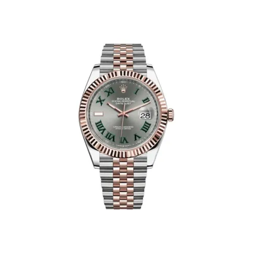 ROLEX Автоматический Механический Механизм Мужские Часы Log Series 41 мм Серые