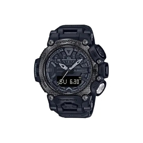 CASIO G SHOCK Collection Кварцевый механизм Смольный ремешок Часы Мужские Черный циферблат