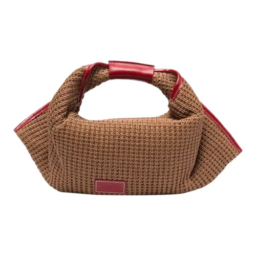 Staud Плетеная соломенная сумка Женская Коричневая