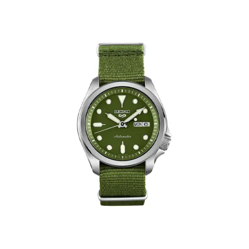 SEIKO Автоматический Механический Часы Мужской Серия 5 40мм*40мм*11,52мм Зеленый