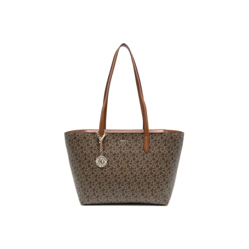 DKNY Кожа Тоут Сумка Сумка через плечо Сумка для женщин Коричневый