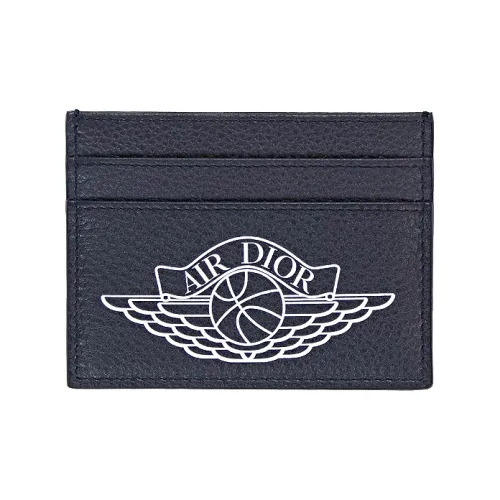 DIOR Jordan Collaboration Холщовая сумка для карт Мужская Морской синий