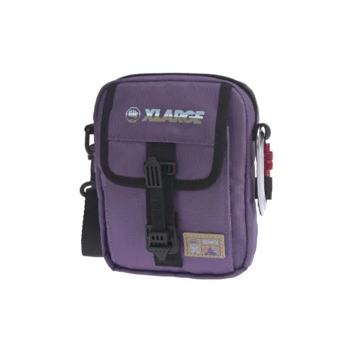 XLARGE Коллаборация Полиэстер Сумка через плечо Стандартная Унисекс Фиолетовая