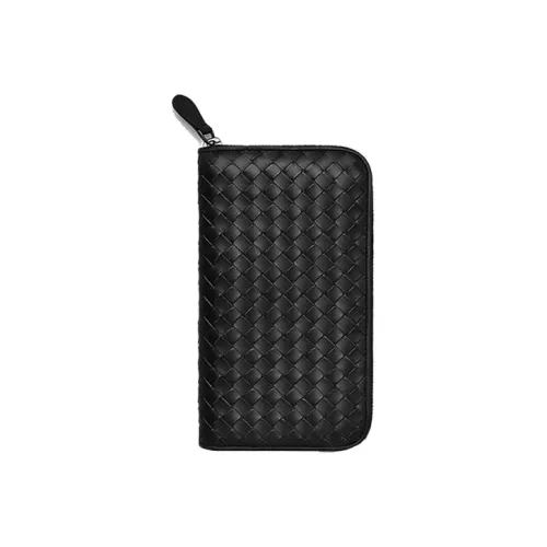 Bottega Veneta Кошелек из коровьей кожи унисекс черный