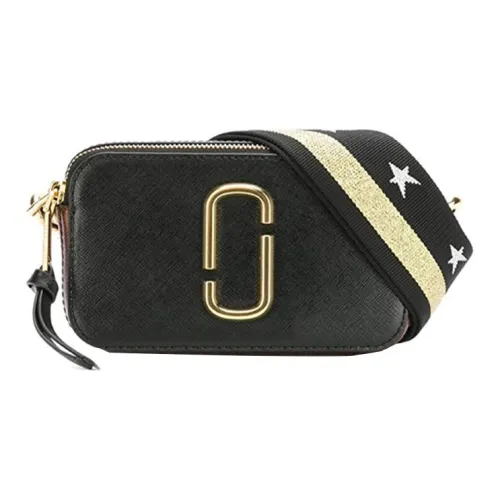MARC JACOBS Snapshot Логотип Этикетка Сумка через плечо Сумка на плечо Стандартная Женская Черная