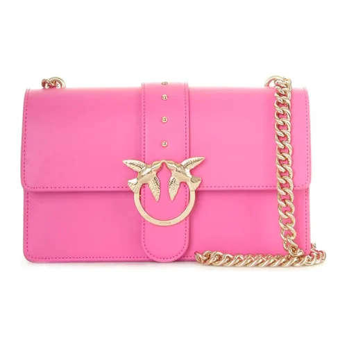PINKO Коровья кожа Swallow Сумка Сумка через плечо Женская Фуксия