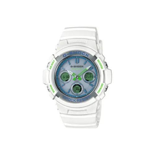 CASIO G Shock Classic Collection Кварцевый механизм Смольный ремешок Часы Мужские Синий циферблат