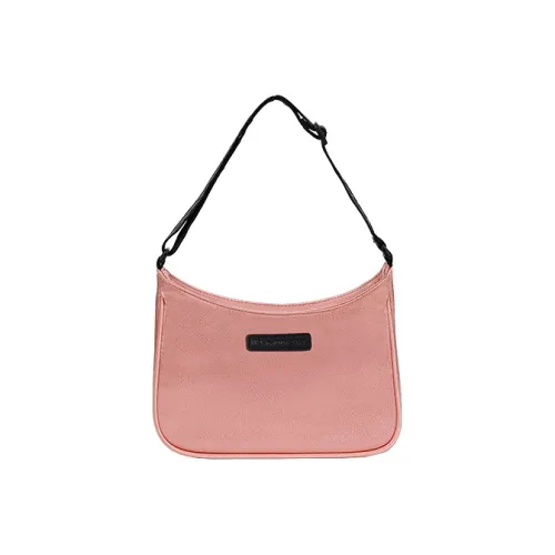 IRI BY IRIDESCENCE Полиэстер Плечо Сумка Багет Сумка Сумка через плечо Маленькая Женская Грейпфрутово-красная