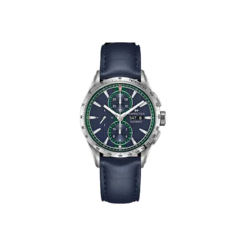 HAMILTON Broadway Collection Автоматический Механический Механизм Мужские Часы Часы 43 мм Синий Циферблат