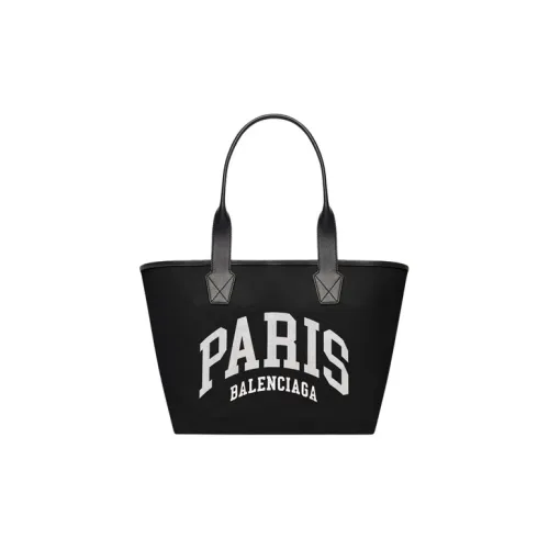 Balenciaga Коровья кожа с хлопком тоут сумка сумка для покупок сумка через плечо сумка большая женская черная