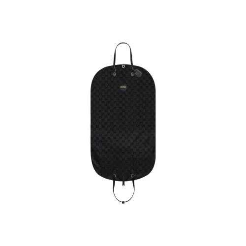 GUCCI Nylon Zipper Clothing Storage Bag Shopping Bag Unisex Black GUCCI Нейлоновый Зип-сумка для хранения одежды Сумка для покупок Унисекс Черный