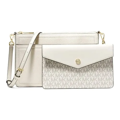 MICHAEL KORS Maisie Кожа 3 в 1 Комбинированная Сумка Сумка через плечо Женская Кремово-белая