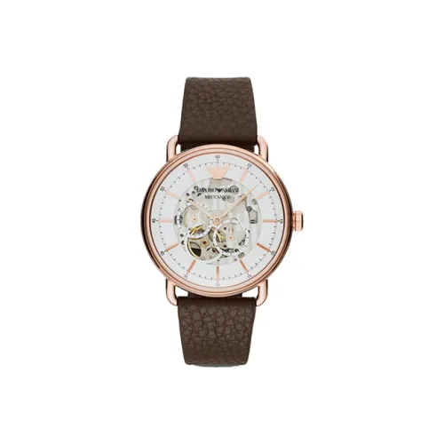 EMPORIO ARMANI Автоматический механический механизм Мужские часы 43mm*22mm*13mm Скелет