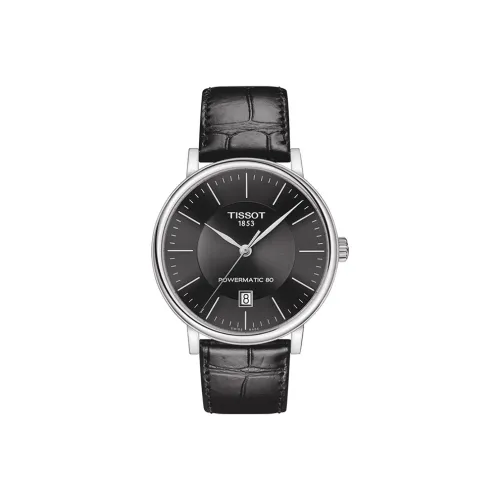 TISSOT Автоматический Механический Механизм Мужские Часы Carson Elite Series 40 мм Черные