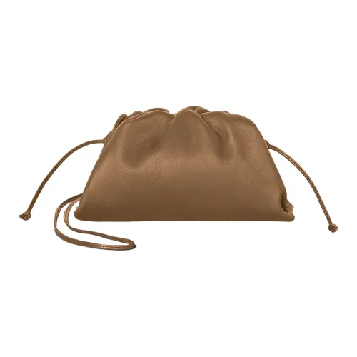 Bottega Veneta POUCH Облачная сумка Коровья кожа Одно плечо Через плечо Клатч Мини Женские Тик Цвет
