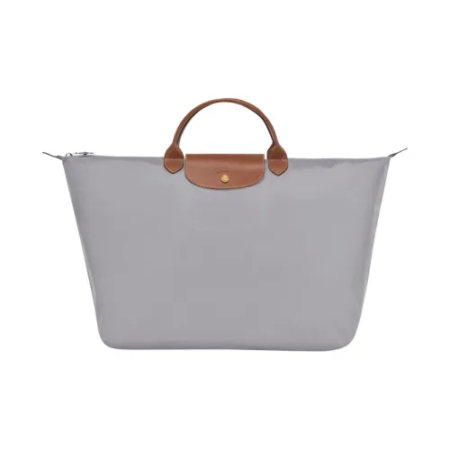 LONGCHAMP Le Pliage Холст Дорожная Сумка Плечевая Сумка Большая Унисекс Серый