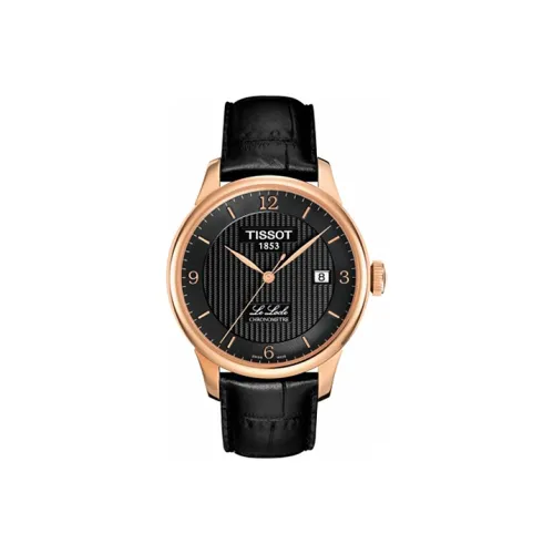 Tissot Le Locle Collection Автоматический Механический Механизм Мужские Часы Часы 39,3мм Черный Циферблат