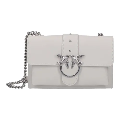 PINKO Сумка через плечо из коровьей кожи сумка на плечо сумка через плечо женская серая белая