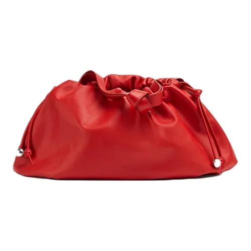 Bottega Veneta Кожа Рюкзак Клатч Средний Женский Spicy Перечно-красный