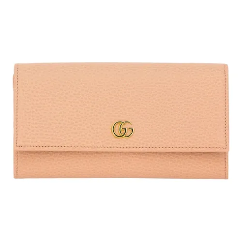 GUCCI Marmont Кожа Кошелек Сумка через плечо Сумка на плечо Женская Розовая