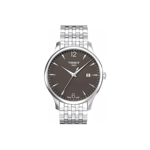 Tissot Junya Collection Кварцевый механизм Мужские часы Циферблат 42 мм Черный корпус из нержавеющей стали