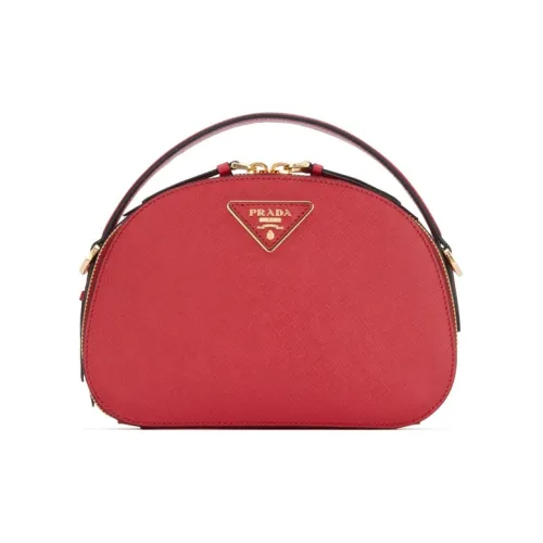 PRADA Нейлоновая ткань Сумка через плечо Унисекс Красная