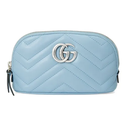 GUCCI Marmont Quilted Кожа Косметичка Клатч Сумка для туалетных принадлежностей Средний Женский Многоцветный