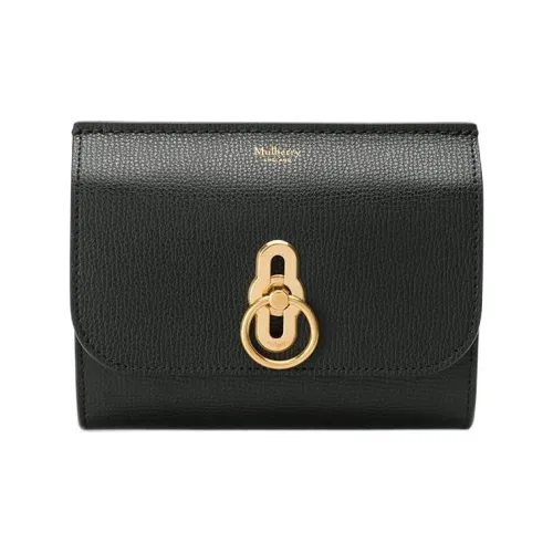 Mulberry Кожа Кошелек Женские Черный