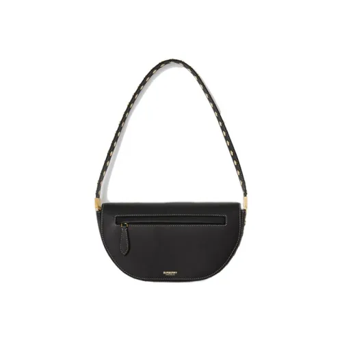 Burberry OLYMPIA Кожа Одно плечо Сумка Маленькая Женская Черная