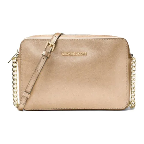 MICHAEL KORS Jet SetJet Набор Путешествие Кожа Сумка через плечо Женские Золотой