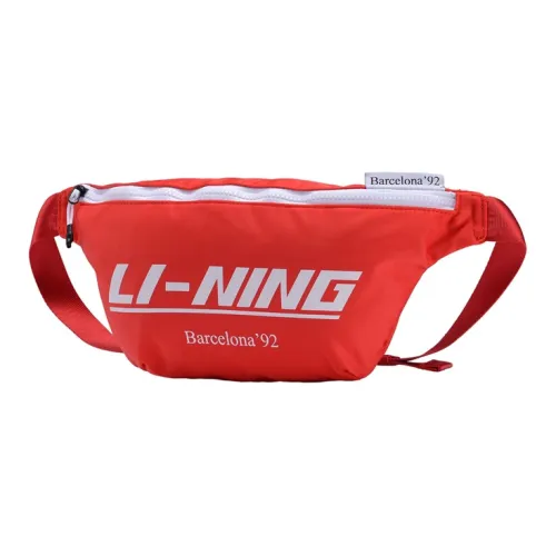 LINING Sports Fashion Collection Полиэстер Бананка Стандартная Унисекс Красный