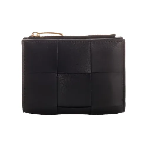 Bottega Veneta Intrecciato Кожа Кошелек Мужской Черный