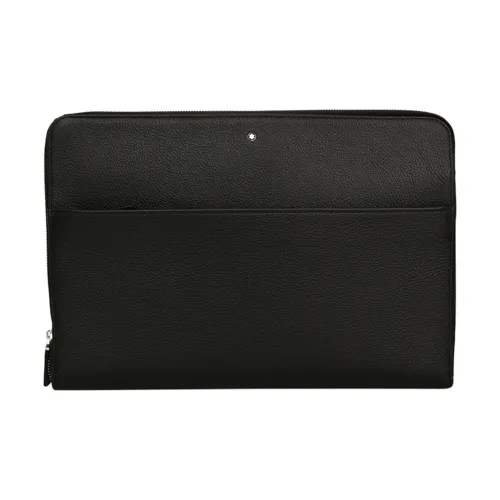 MONTBLANC Коровья кожа Клатч Доска Мужской Черный