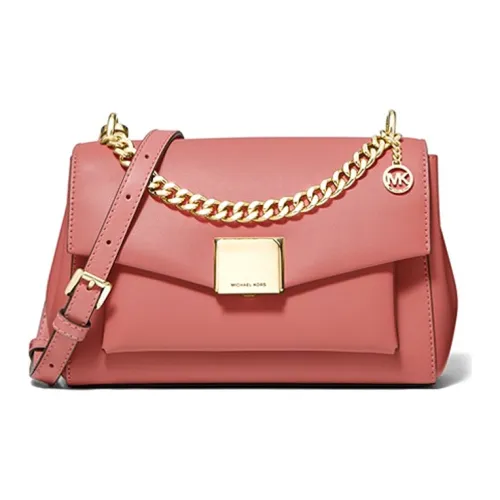 MICHAEL KORS Lita Кожа Через плечо Сумка Средний Женский Светло-розовый Красный
