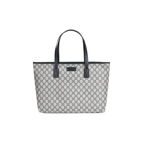 GUCCI Canvas с кожаными вставками сумка-тоут сумка для покупок сумка через плечо женская