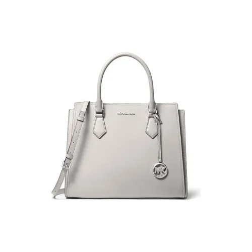 MICHAEL KORS MICHAEL KORS Handbag Collection Hope Кожа Сумка через плечо Маленькая квадратная сумка Сумка Женская Жемчужно-серый