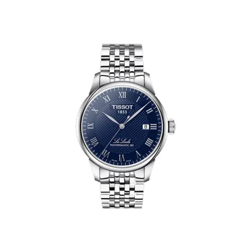 TISSOT Mechanical Механизм Мужские Часы Le Locle Collection 39,3 мм Синий
