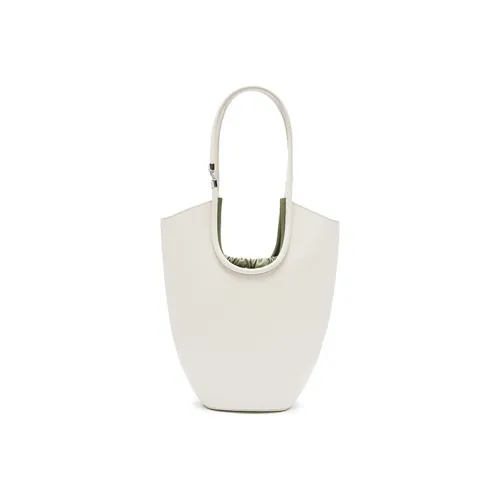 JESSIE JANE Корзинка из коровьей кожи сумка сумка через плечо женская белая