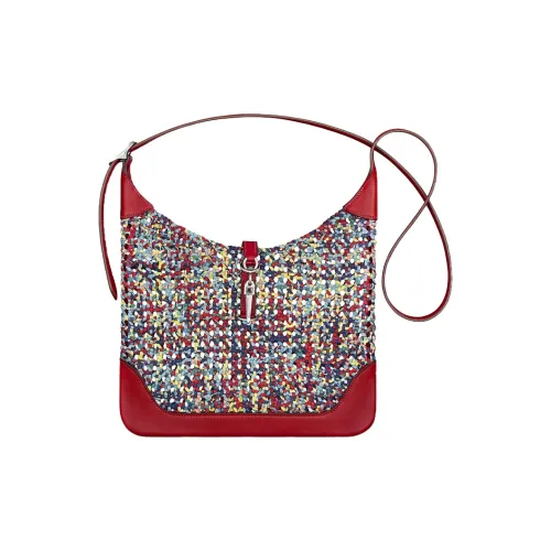 HERMES Swift Телячья кожа Сумка на плечо Женская Индиго-синий Кармин Пигмент Красный