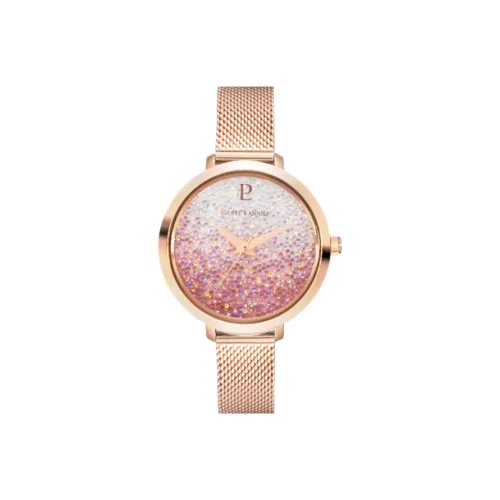 PierreLannier Наручные часы Кварцевый механизм Золотой циферблат Женские часы