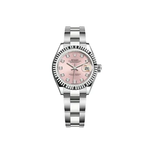 ROLEX Автоматический Механический Movement Женские Women's Apparel Log Series Часы 28 мм Серебряные