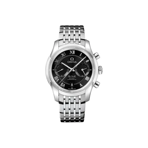 OMEGA Механический механизм Мужские часы Saucer Fly Series HOUR VISION 42 мм Черный