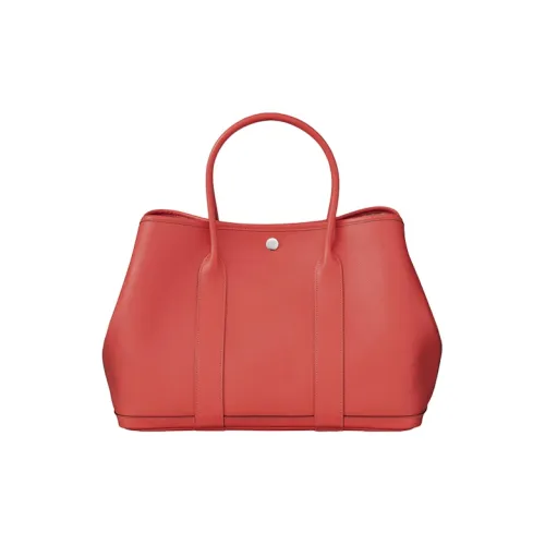 HERMES Garden Party Коровья кожа Сумка Женские T5 Розовый Jaipur Розовый