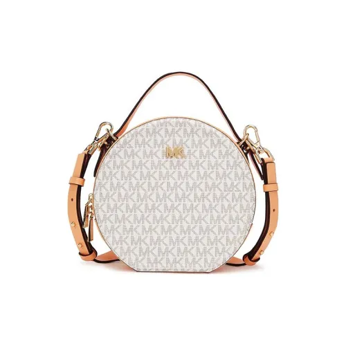 MICHAEL KORS Delaney Искусственная кожа Круглая Сумка Сумка через плечо Сумка среднего размера Женская