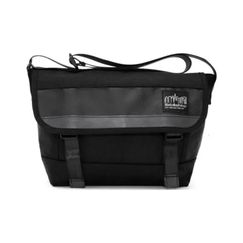 Manhattan Portage Полиамид Сумка через плечо Средняя Унисекс Черный Белый